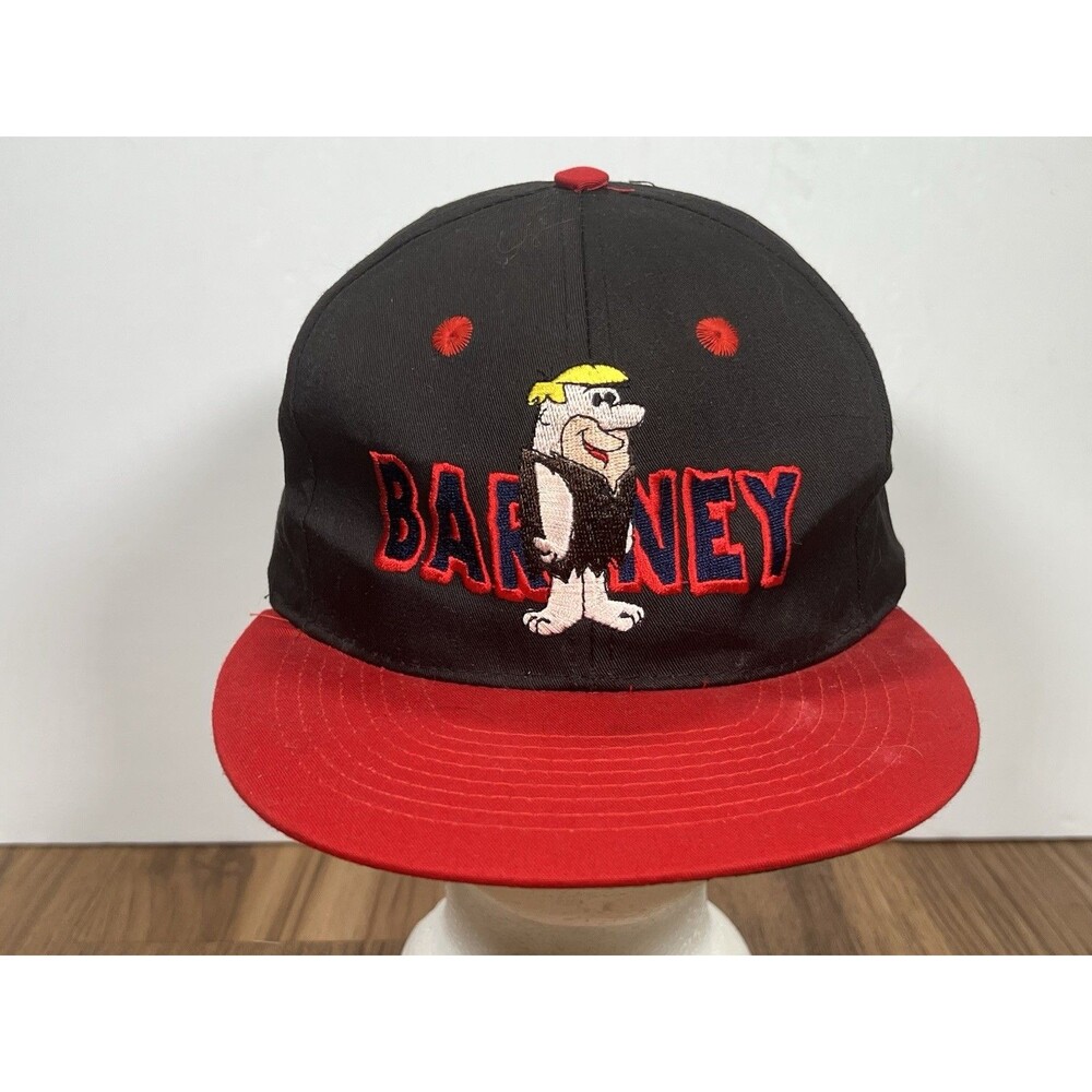 Vintage Barney Rubble Hanna-Barbera Annco Baseball Cap 1993 Snapback Flintstones